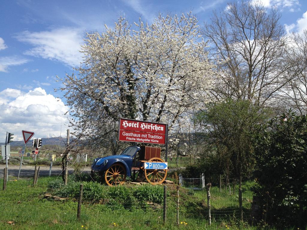 Gasthaus Zum Hirschen Staufen im Breisgau Buitenkant foto